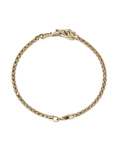 John Hardy Naga Bracelet Gold Diamonds 3.5mm In Gray