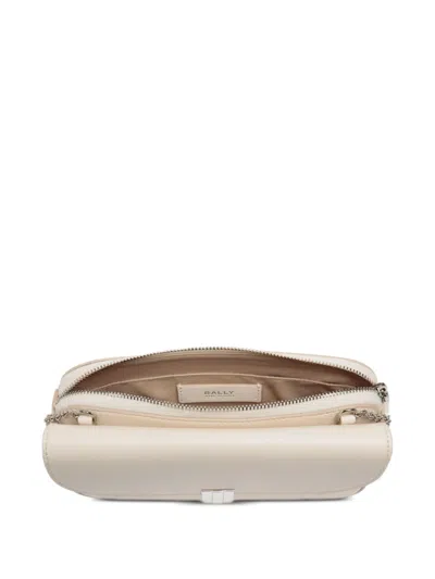Bally Chain-strap Rectangular Wallet In Neutral