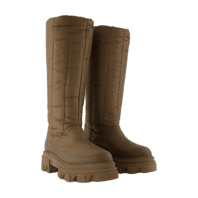 Gia Borghini Stiefeletten Tall Puffer Aus Poly In Brown