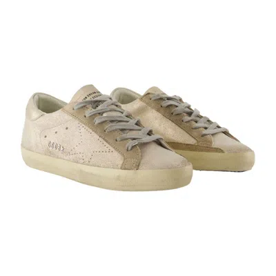 Golden Goose Sneaker Super Star Platinum/beige In Neutral