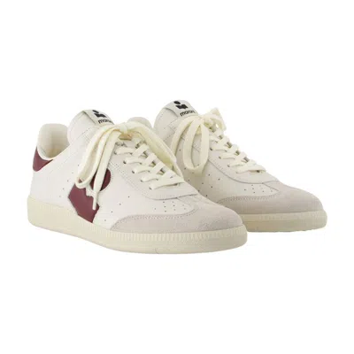 Isabel Marant Bryce Sneakers In White Suede And Leather In White