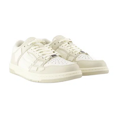 Amiri Skel Bicolor Low-top Sneakers In White