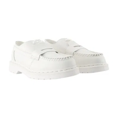 Mm6 Maison Margiela X Dr. Martens White Loafer In White