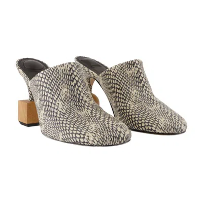 Jacquemus Kiss Block Heel Mules In Multi