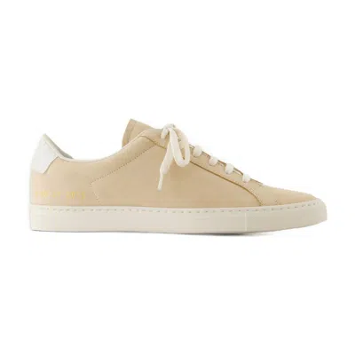 Common Projects Retro Nubuck Sneakers In Neutral