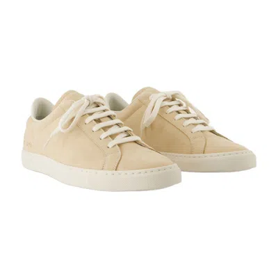 Common Projects Retro Nubuck Sneakers In Neutral