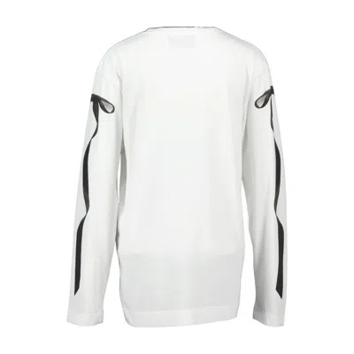 Simone Rocha Printed Cotton Jersey T-shirt In White