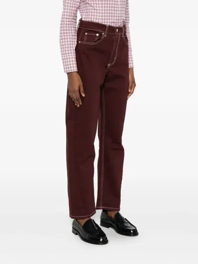 Rails Samo High Rise Barrel Leg Jeans In Chocolate In Brown