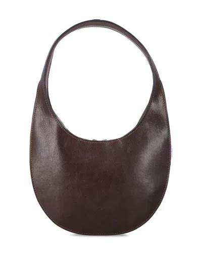 Coperni Small Curved Shoulder Bag Top Handle In Brown