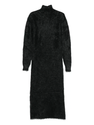 Giuseppe Di Morabito Long-sleeve Maxi Dress In Black