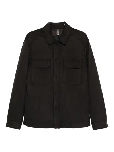 Duno Amlet Shirt Jacket In Brown