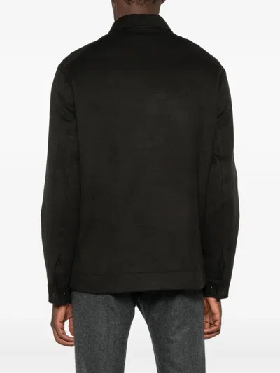 Duno Amlet Shirt Jacket In Brown