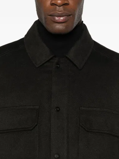 Duno Amlet Shirt Jacket In Brown