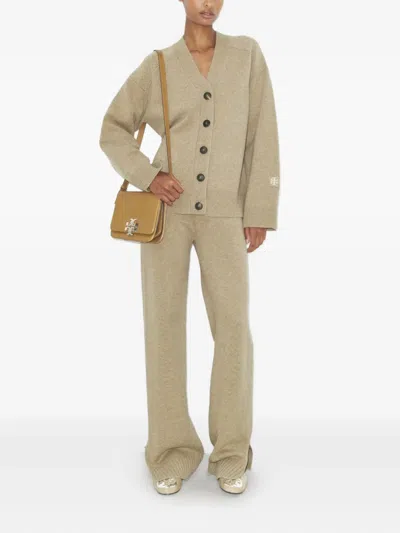 Tory Burch Button Cardigan In Neutral