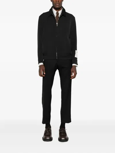 Dell'oglio Pleated Tailored Trousers In Black