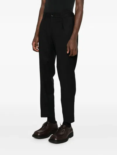 Dell'oglio Pleated Tailored Trousers In Black
