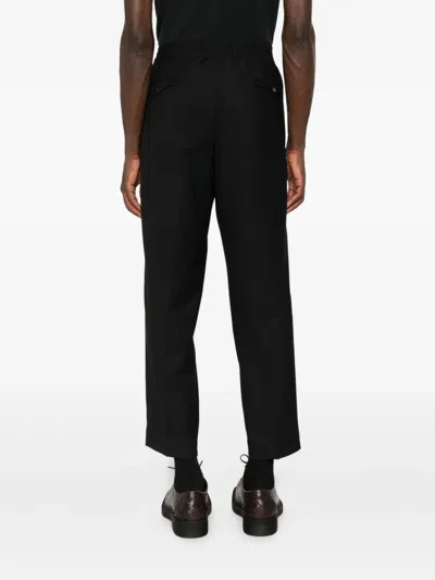 Dell'oglio Pleated Tailored Trousers In Black
