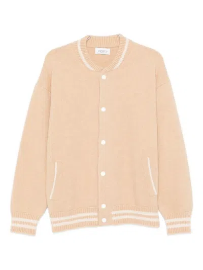 Laneus Cashmere Bomber Jacket In Neutral