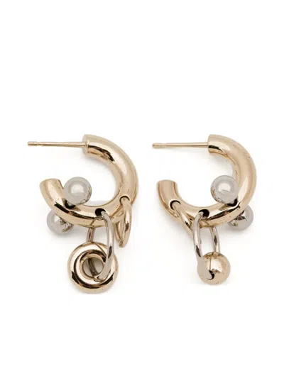 Justine Clenquet Faith Earrings In Gold