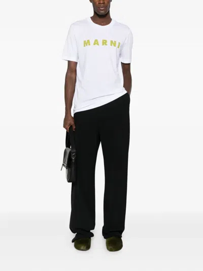 Marni Logo-print T-shirt In Multi