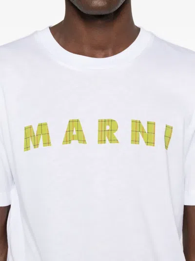 Marni Logo-print T-shirt In Multi