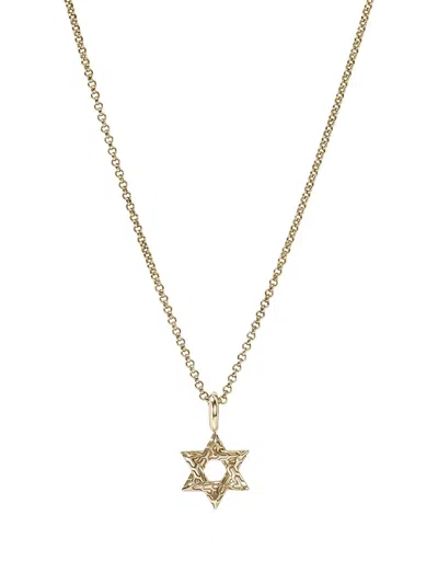 John Hardy Jh Essentials Star Of David Pendant Necklace In Gold