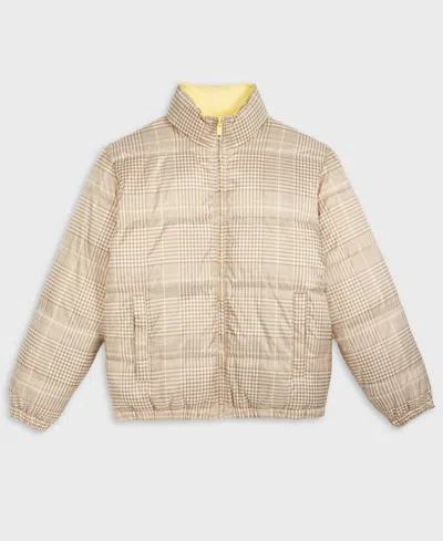 Mode Of One Men's Reversible Puffer Jacket, Macy's Exclusive In Brown