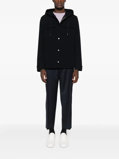 Manuel Ritz Hooded Parka In Black