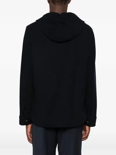 Manuel Ritz Hooded Parka In Black