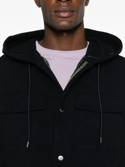 Manuel Ritz Hooded Parka In Black