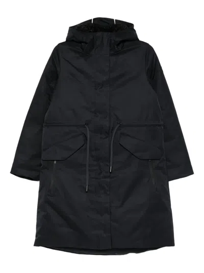 Save The Duck Joel Drawstring-waist Hooded Jacket In Black