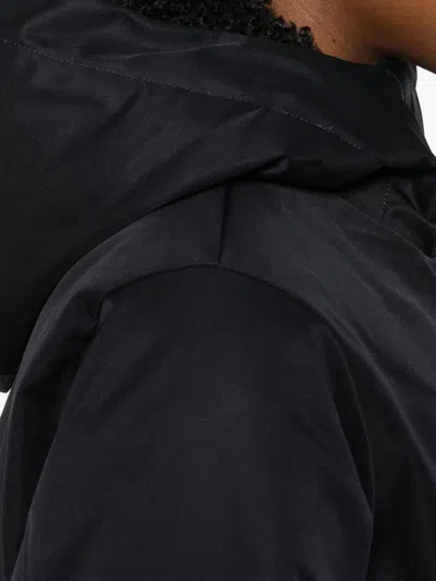 Save The Duck Joel Drawstring-waist Hooded Jacket In Black