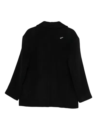 Ader Error Double-breasted Blazer In Black