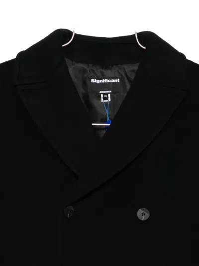 Ader Error Double-breasted Blazer In Black