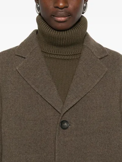 Sofie D'hoore Single Breasted Coat In Brown