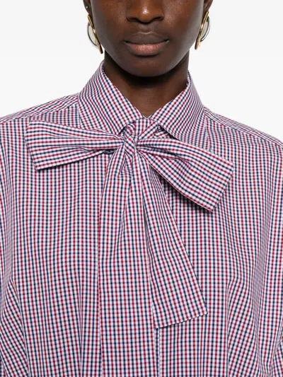 Archivio '67 Check-print Shirt In Purple