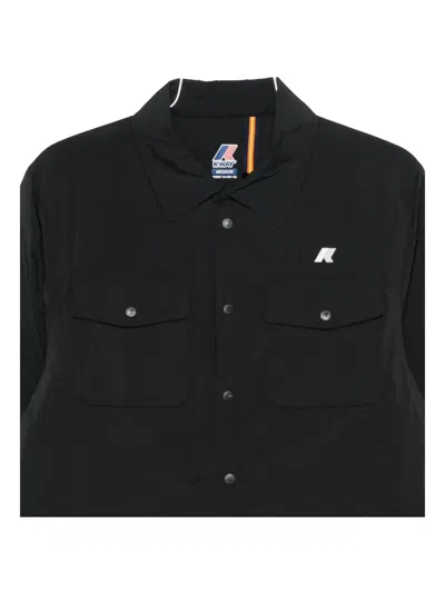 K-way Chest-pocket Jacket In Black