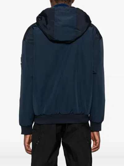 Moose Knuckles Roland Reversible Hooded Jacket In Blue