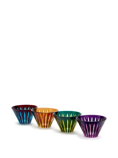 L'objet Prism Condiment Bowls, Set Of 4 In Multi