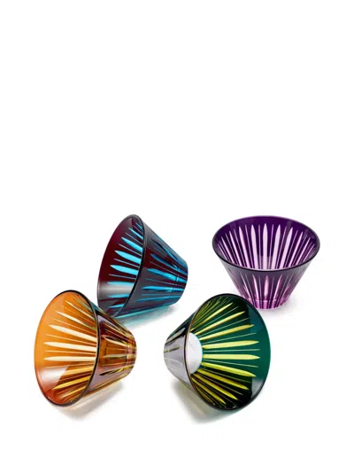 L'objet Prism Condiment Bowls, Set Of 4 In Multi