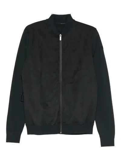 Rrd Classic Fit Round Neck Sweater With Long Sleeves In Black