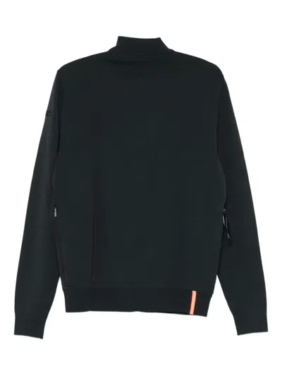Rrd Classic Fit Round Neck Sweater With Long Sleeves In Black