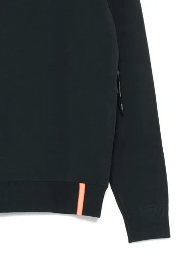 Rrd Classic Fit Round Neck Sweater With Long Sleeves In Black