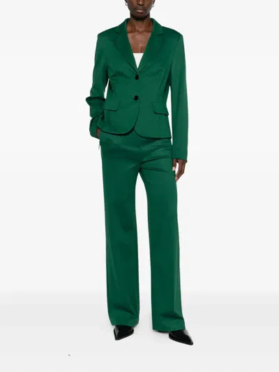 Marccain Single-breasted Blazer In Green