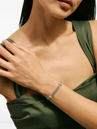 John Hardy Sterling Silver Diamond Icon Link Bracelet In Metallic