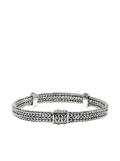 John Hardy Sterling Silver Diamond Icon Link Bracelet In Metallic
