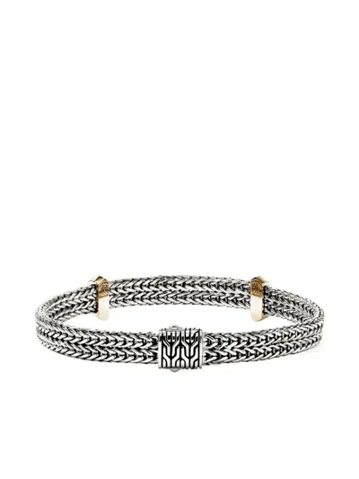 John Hardy 14k Yellow Gold And Sterling Silver Icon Link Bracelet In Metallic