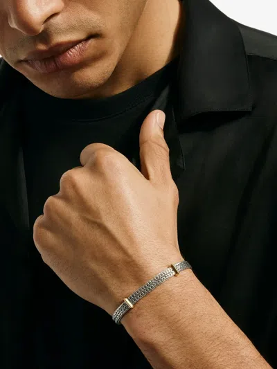 John Hardy 14k Yellow Gold And Sterling Silver Icon Link Bracelet In Metallic