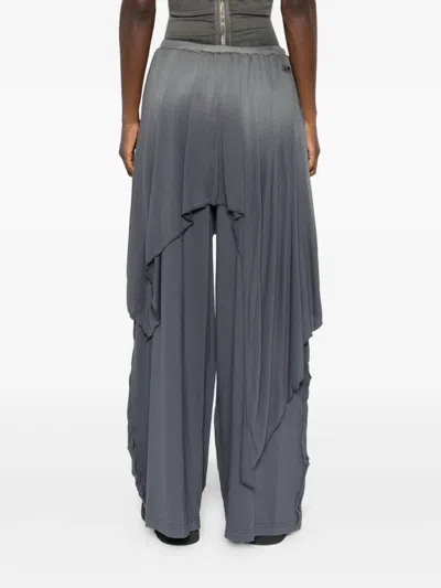 LOGO细节荷叶边长裤