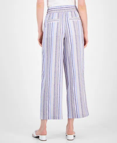 Tommy Hilfiger Women's Striped Drawstring-waist Pants In Multi